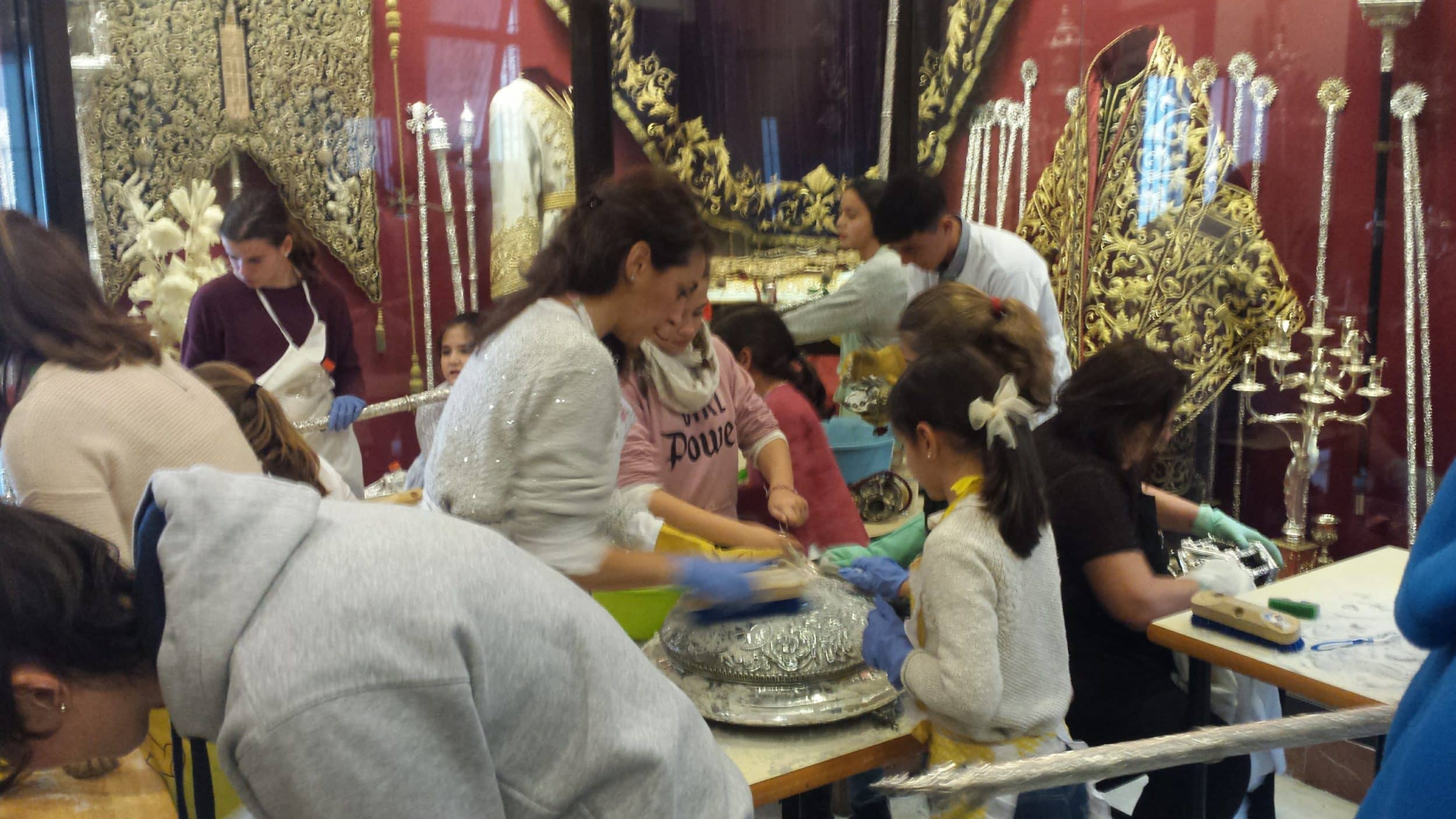 “Maratón” de limpieza de plata