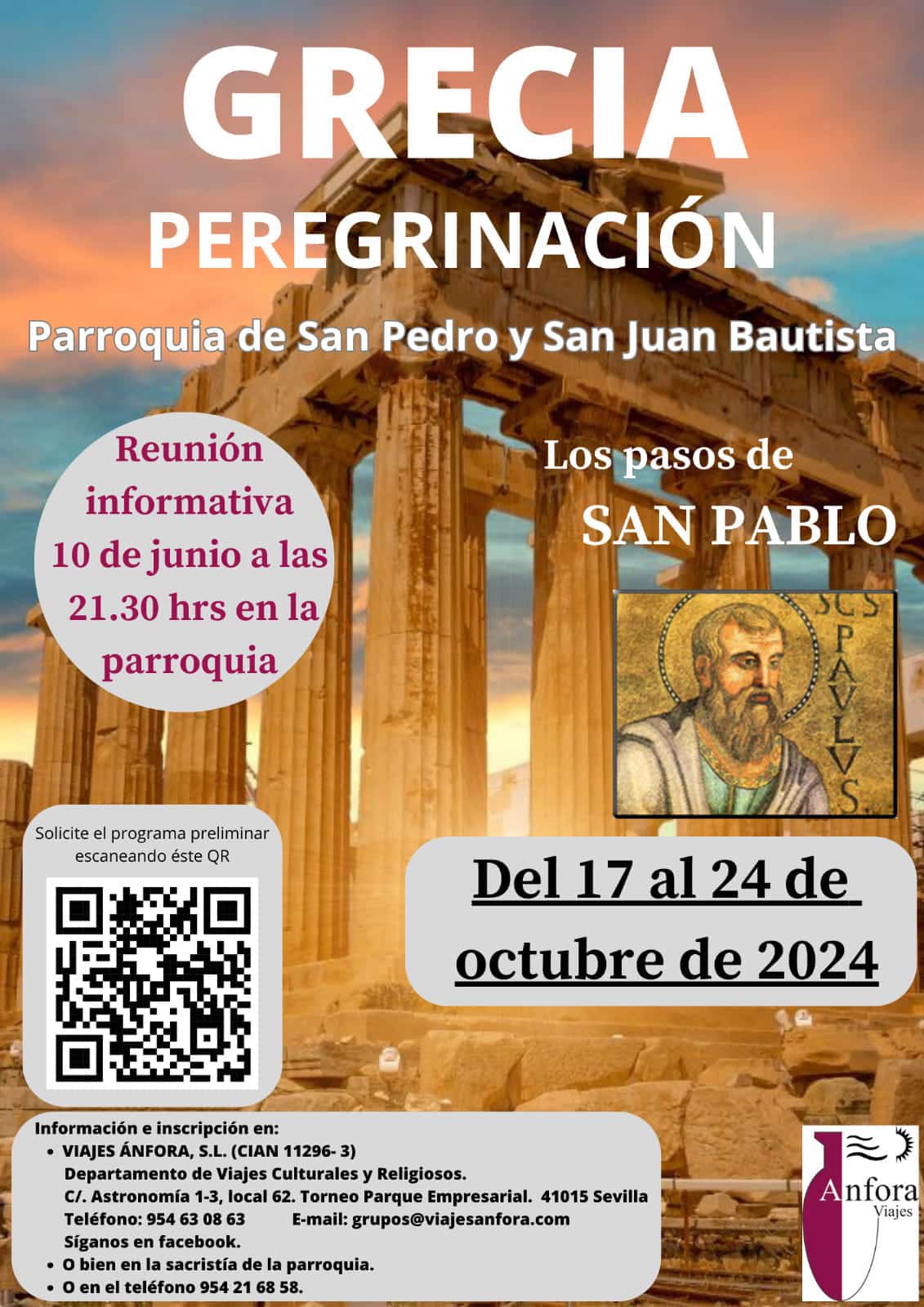 Nuestra parroquia peregrina a Grecia tras “Los pasos de San Pablo”