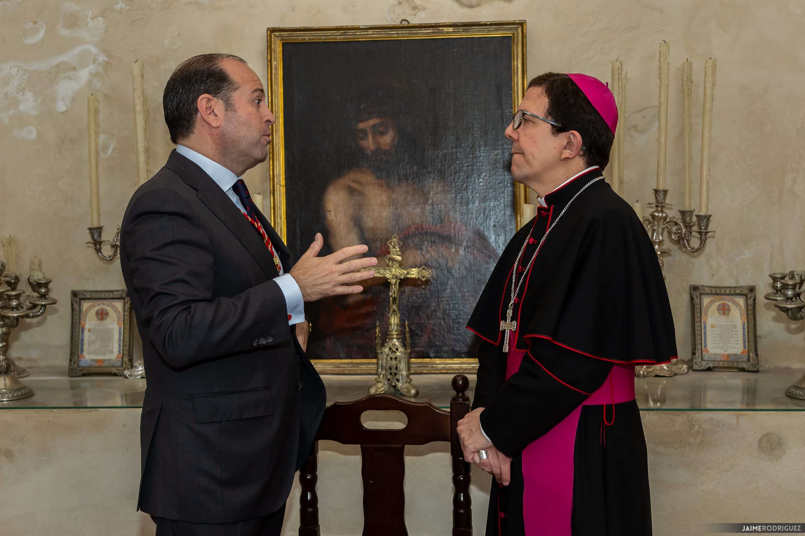 Visita del Sr. Obispo Auxiliar, D. Ramón Valdivia