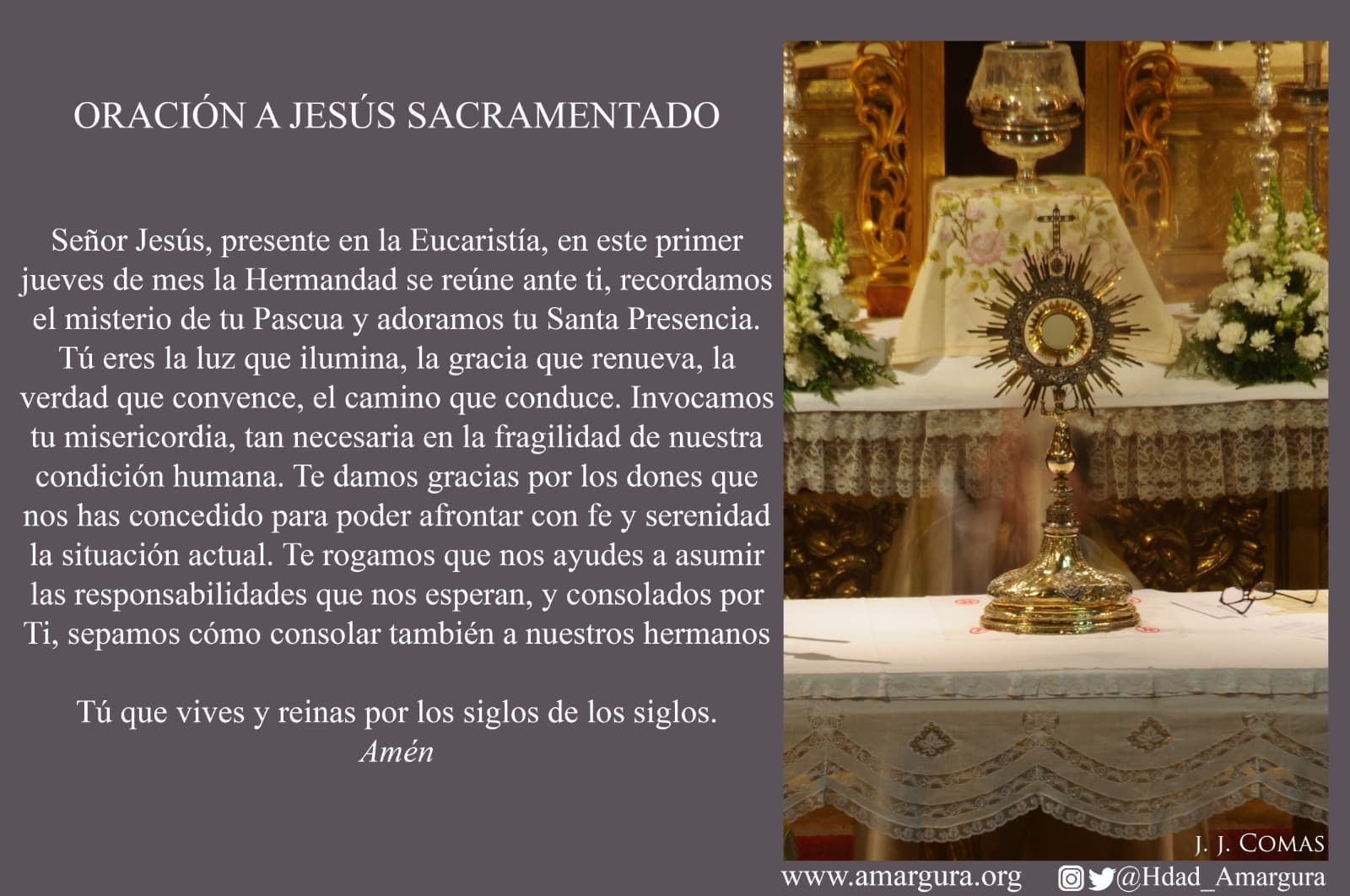 Jueves Eucarístico de mayo