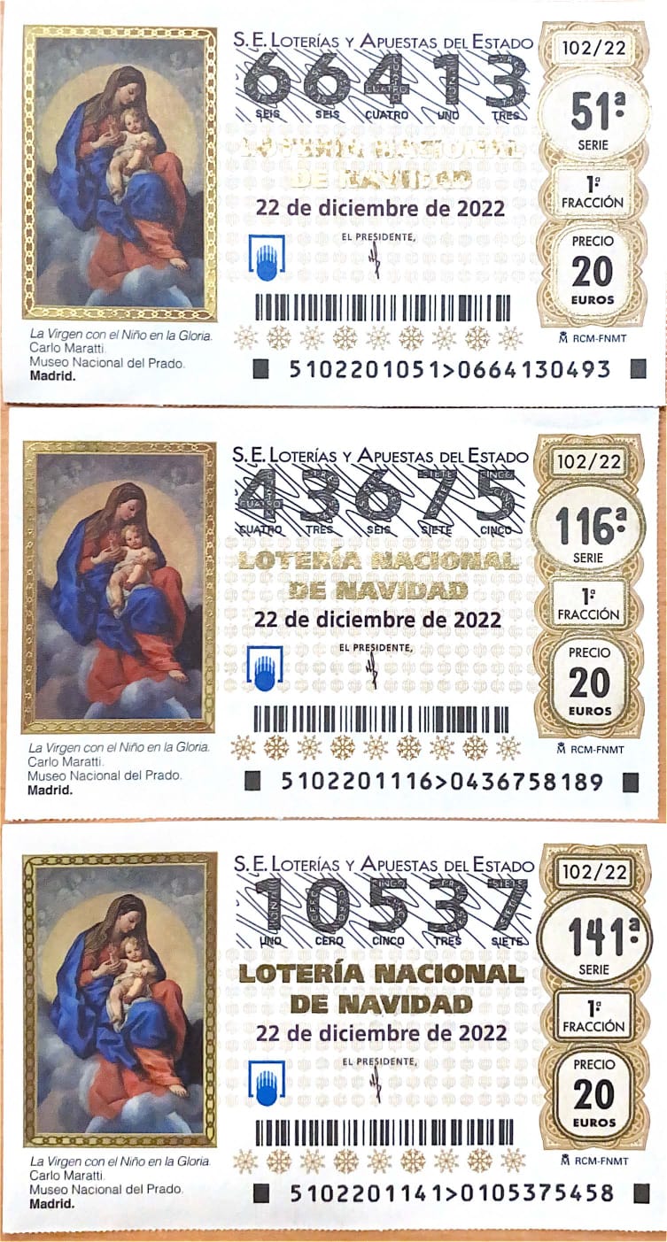 Lotería y Cesta de Navidad (posibilidad de solicitarlas a domicilio)