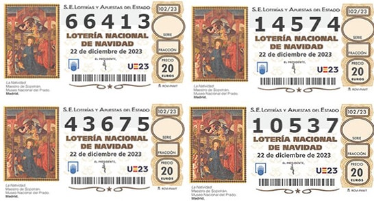 Lotería y Cesta de Navidad
