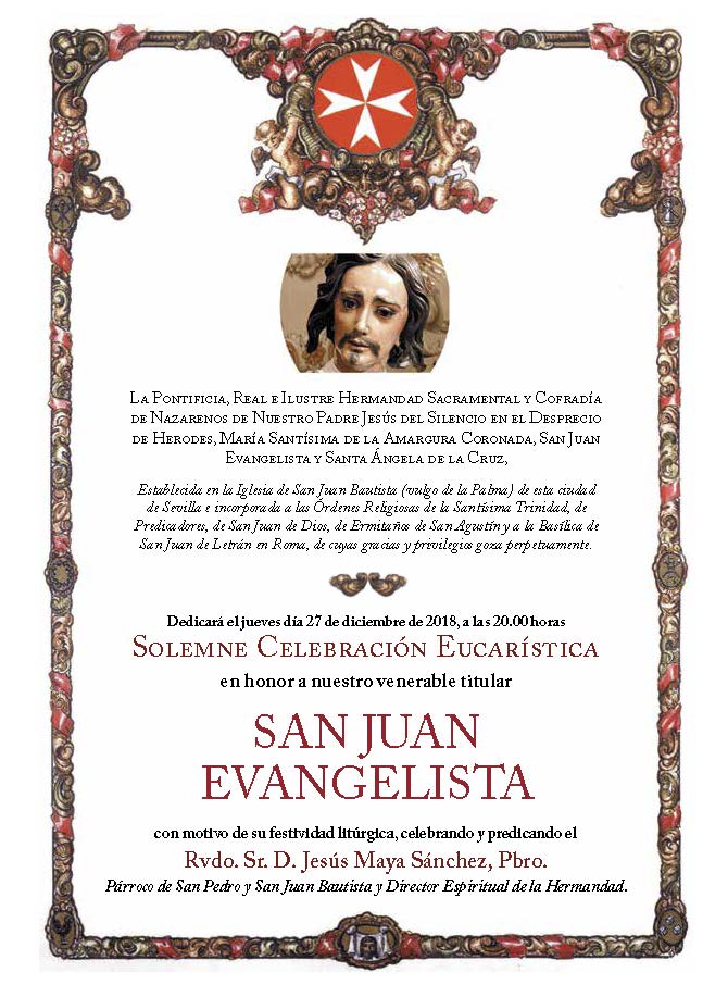 Solemne Celebración Eucarística en honor a San Juan Evangelista