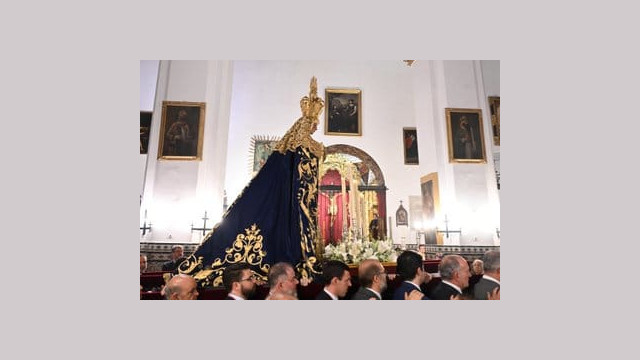 Traslado de la Virgen a S Pedro y Misa de Acción de Gracias